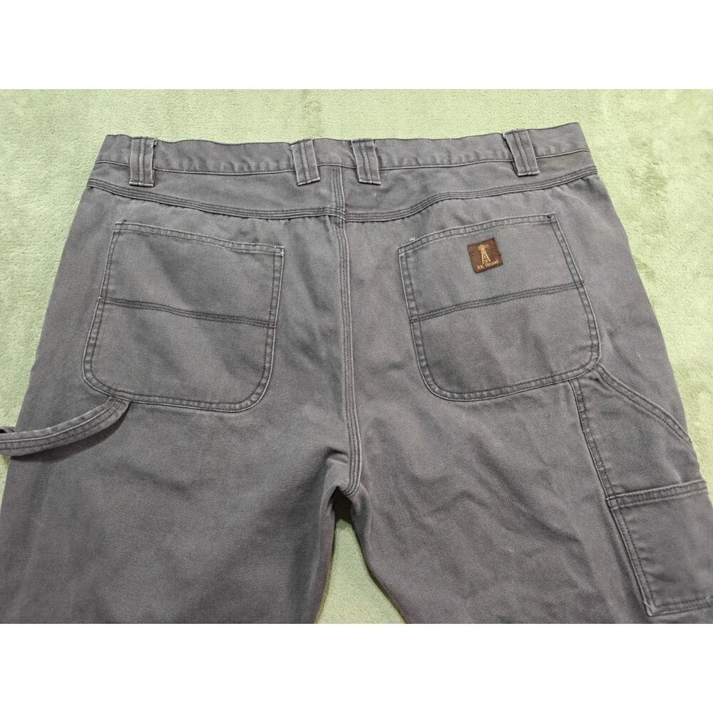 Dickies Pants Mens 44x30 Brown Canvas Work Carpenter Hammer Loop Utility Y2K